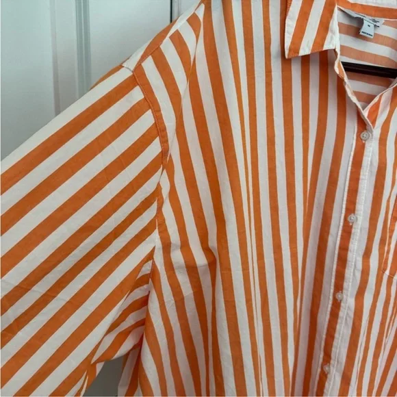Old Navy Striped "The Boyfriend" Shirt - Picture 6 of 12